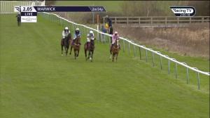 Video preview image for Warwick 14:05 - Virgin Bet Kingmaker Novices' Chase (Grade 2) (1)