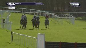 Video preview image for Exeter 14:10 - Virgin Bet Free Bets For Winners Novices' Hurdle (4)