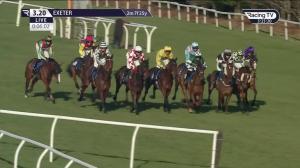 Video preview image for Exeter 15:20 - Virgin Bet Fives Handicap Hurdle (4)