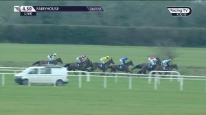 Video preview image for Fairyhouse 16:50 - Vote For Nina, Text 53125 Rated Novice Chase