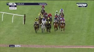 Video preview image for Carlisle 13:00 - racingtv.com Conditional Jockeys' Handicap Hurdle (Qualifier) (4)