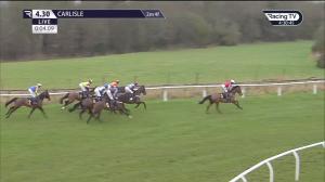 Video preview image for Carlisle 16:30 - Carlisle Racecourse Novices' Handicap Chase (4)