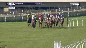 Video preview image for Catterick Bridge 13:00 - racingtv.com Female Jockeys' Handicap Hurdle (Qualifier) (5)