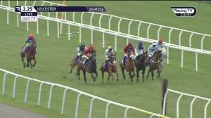 Video preview image for Leicester 14:25 - Royal Lancers Association Mares' Handicap Chase (5)