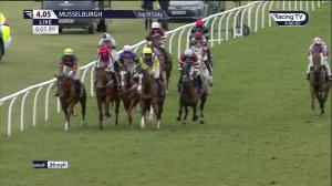 Video preview image for Musselburgh 16:05 - Visit racingtv.com Handicap Hurdle (Qualifier) (4)