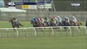 Video preview image for Wetherby 13:45 - Racing TV Live On Sky 426 Mares' Maiden Hurdle (4)