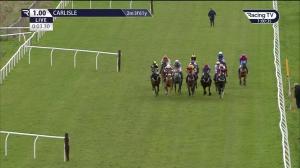 Video preview image for Carlisle 13:00 - racingtv.com 'Hands and Heels' Handicap Hurdle (Conditional Jockeys' and Amateur Riders') (5)