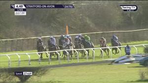 Video preview image for Stratford-on-Avon 16:40 - Get The Cheltenham Feeling With RacingTV Open Maiden National Hunt Flat (5)
