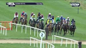 Video preview image for Down Royal 13:55 - bluegrasshorsefeed.com Maiden Hurdle