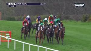 Video preview image for Down Royal 15:15 - Powered By Bluegrass Novice Handicap Hurdle
