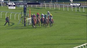 Video preview image for Kempton Park 15:50 - Virgin Bet Mares' Novices' Hurdle (Qualifier) (4)
