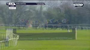 Video preview image for Wincanton 14:20 - Racing TV Extra 4 Screens Live Handicap Hurdle (3)