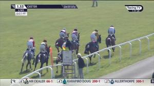 Video preview image for Exeter 13:53 - Watch Irish Racing On RacingTV Novices' Hurdle (4)