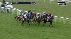 Video preview image for Wetherby 16:21 - racingtv.com Novices' Handicap Hurdle (5) (Div 1)
