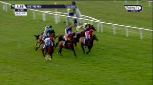 Video preview image for Wetherby 16:56 - racingtv.com Novices' Handicap Hurdle (5) (Div 2)