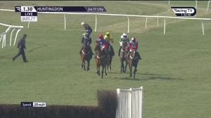 Video preview image for Huntingdon 13:30 - Racing TV Novices' Handicap Chase (5)