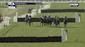 Video preview image for Musselburgh 13:45 - Go North Grey Bomber Series Final (Handicap Hurdle) (2)