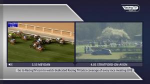 Video preview image for Stratford-on-Avon 16:03 - Margaret Banister Birthday Celebration Novices' Hurdle (Qualifier) (4)