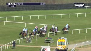 Video preview image for Limerick 13:45 - Nevilles Bar and Restaurant Irish European Breeders Fund Maiden Hurdle (Div 2)