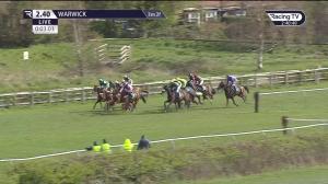 Video preview image for Warwick 14:40 - Every Race Live On Racing TV Novices' Handicap Hurdle (5)