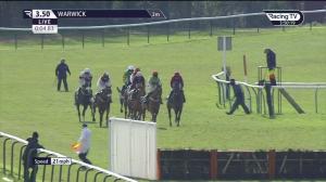 Video preview image for Warwick 15:50 - lewisbadges.co.uk Handicap Hurdle (4)