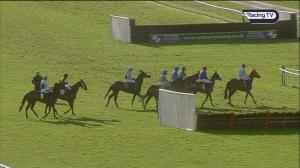 Video preview image for Wetherby 17:35 - 100% RacingTV Profits Back To Racing Handicap Hurdle (5) (Div 2)