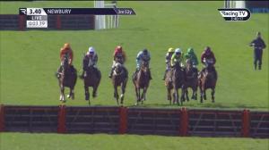 Video preview image for Newbury 15:40 - Watch Last Fan Standing Handicap Hurdle (2)