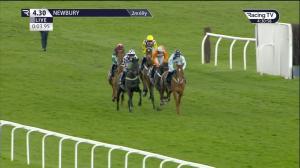 Video preview image for Newbury 16:30 - Run For Your Money At BetVictor Open National Hunt Flat (3)