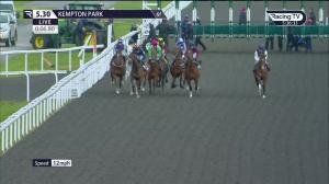 Video preview image for Kempton Park 17:30 - racingtohelpukraine.UK Novice Stakes (5)