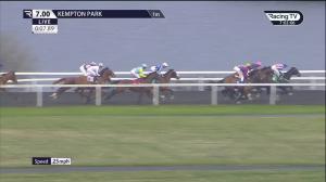 Video preview image for Kempton Park 19:00 - Wise Betting At racingtv.com Handicap (6) (Div 1)