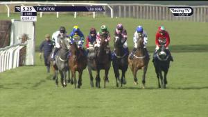 Video preview image for Taunton 17:25 - Evening Meeting Thursday 21st April Open Maiden National Hunt Flat (5)