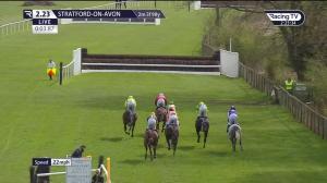 Video preview image for Stratford-on-Avon 14:23 - Claudio's 50th Birthday Novices' Handicap Chase (5)