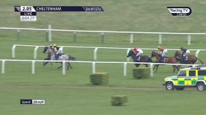 Video preview image for Cheltenham 14:05 - British EBF Mares' Novices' Handicap Chase Final (Listed) (1)