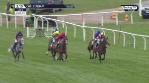 Video preview image for Cheltenham 15:15 - Sporting Agenda Mares' Handicap Chase (3)