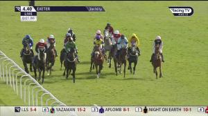 Video preview image for Exeter 16:40 - Brunswick Arms Dawlish Mares' Maiden Hurdle (4)