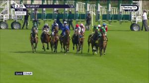 Video preview image for Newbury 14:25 - Dubai Duty Free Stakes (Fred Darling) (Group 3) (1)