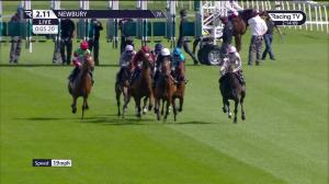 Video preview image for Newbury 14:11 - Coln Valley Stud Bridget Maiden Fillies' Stakes (Newcomers') (4) (Div 1)