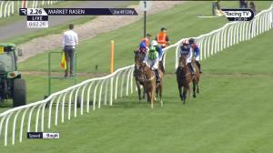 Video preview image for Market Rasen 14:26 - Call Star Sports On 08000 521321 Maiden Hurdle (4)