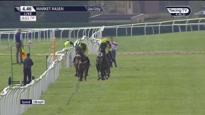 Video preview image for Market Rasen 16:46 - Download The Star Sports App Open National Hunt Flat (5)