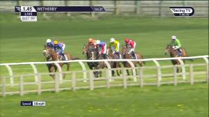 Video preview image for Wetherby 13:45 - racingtv.com Fillies' Novice Stakes (5)