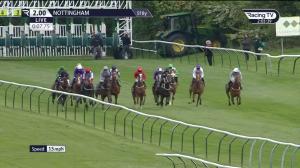Video preview image for Nottingham 14:00 - Watch On Racing TV Fillies' Novice Stakes (5)