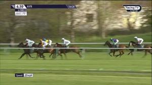 Video preview image for Ayr 18:50 - Visit racingtv.com Handicap (6)