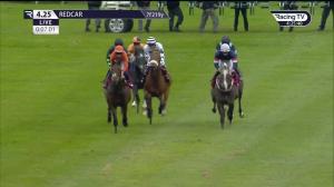 Video preview image for Redcar 16:25 - Watch Racing TV In Stunning HD Handicap (4)