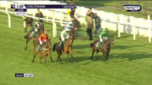 Video preview image for Cheltenham 19:00 - Irish Thoroughbred Marketing Mares' Open Hunters' Chase (4)