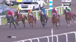 Video preview image for Kempton Park 18:00 - Unibet Supporting Safe Gambling Fillies' Novice Stakes (5)