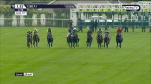 Video preview image for Redcar 13:35 - Pat & Les Holmes Memorial Restricted Maiden Stakes (6)