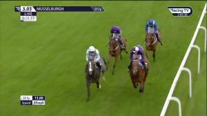 Video preview image for Musselburgh 15:03 - British Stallion Studs EBF Edinburgh Castle Conditions Stakes (2)