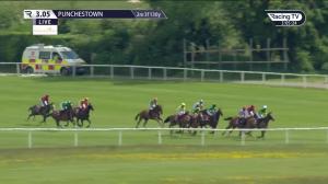 Video preview image for Punchestown 15:05 - Play Ladbrokes 5-a-side On Football Ladies Handicap Hurdle