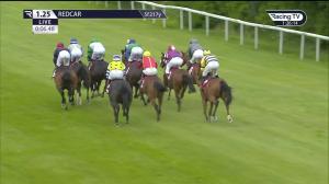 Video preview image for Redcar 13:25 - Longines Irish Champion Weekend EBF Restricted Maiden Fillies' Stakes (Qualifier) (4) (Div 1)