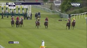 Video preview image for Redcar 15:35 - Watch Racing TV In Stunning HD Fillies' Handicap (5)